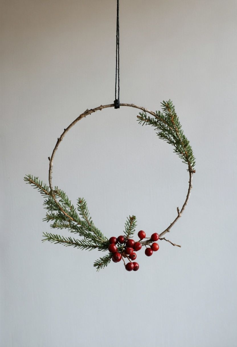 Modern Minimalist Wreath