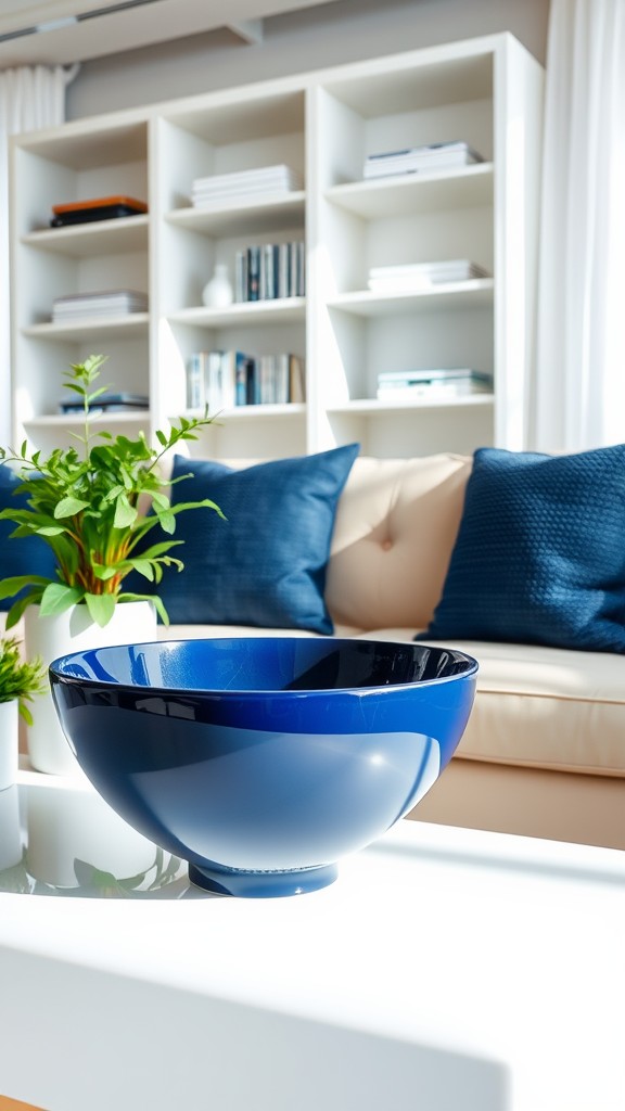 Navy Blue Decorative Bowls