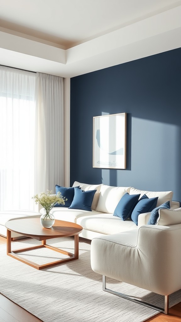 Navy Blue Wall Accents