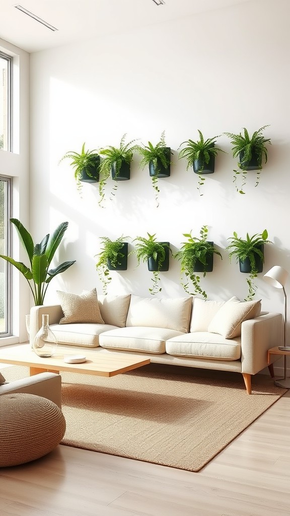 Olive Green Wall Planters