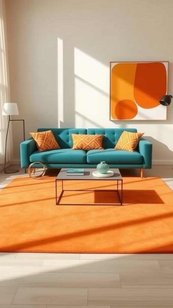 Orange Geometric Patterns