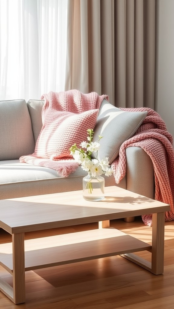 Pink Decorative Throws