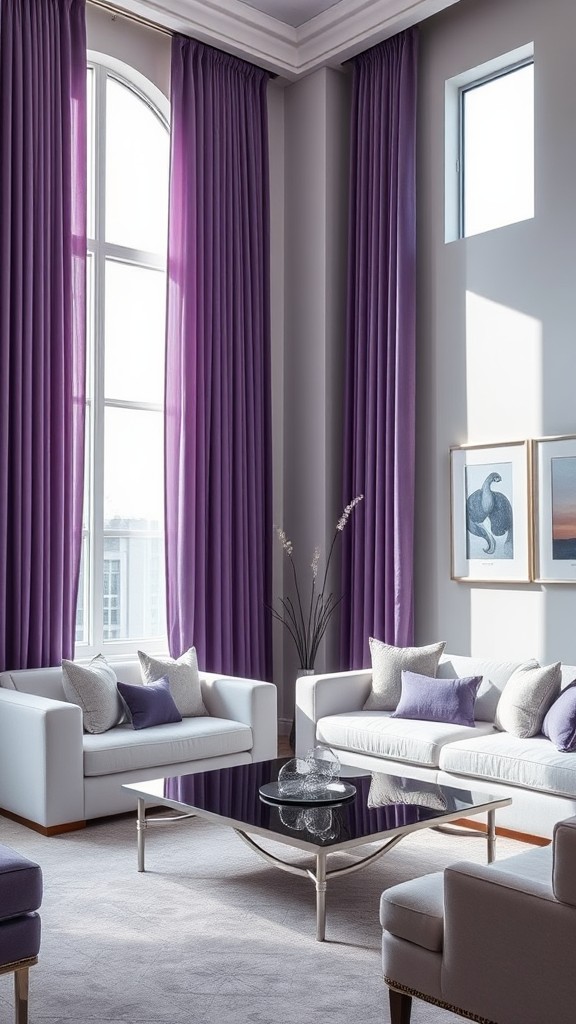 Purple Curtains