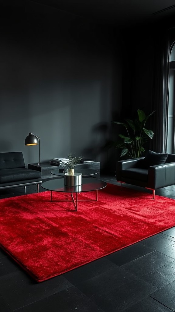 Red Area Rug