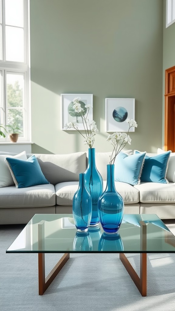 Style with Blue Vases