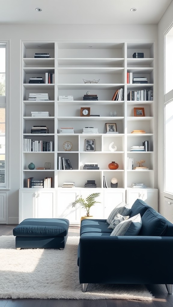 White Bookcases