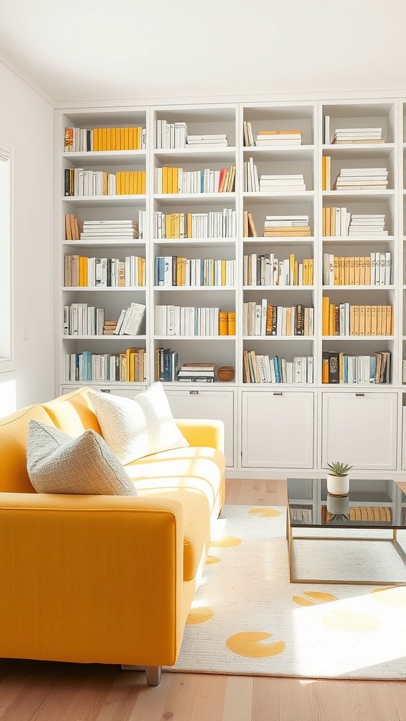 White Bookshelves