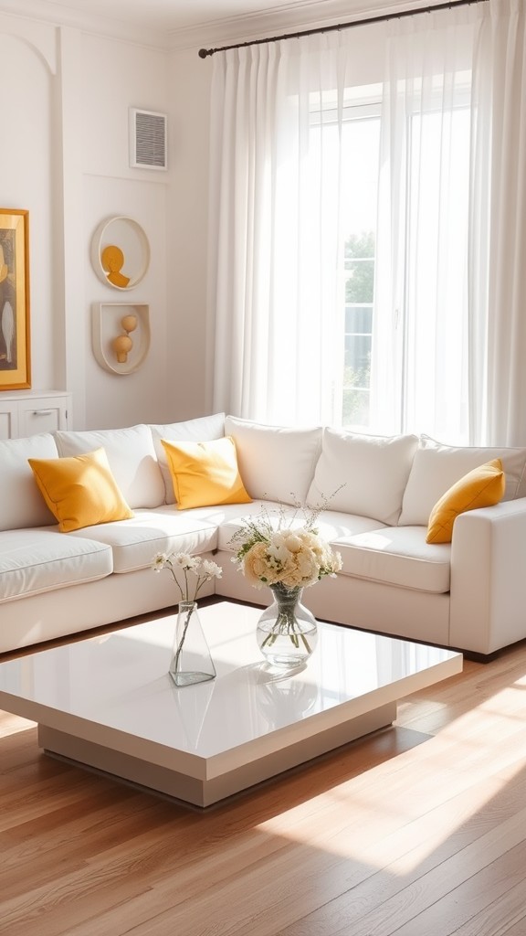 White Sectional Sofa