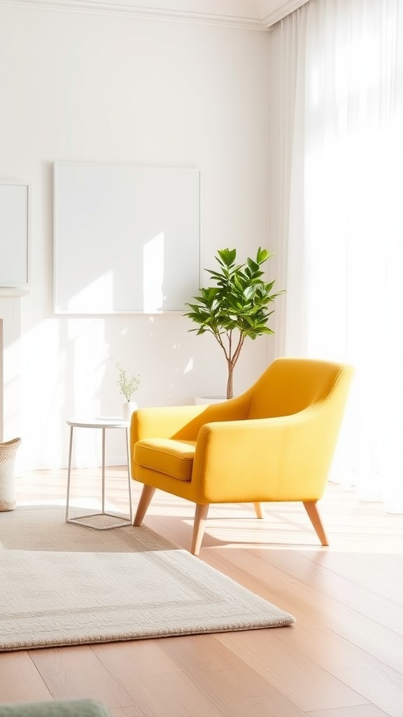 Yellow Accent Chair