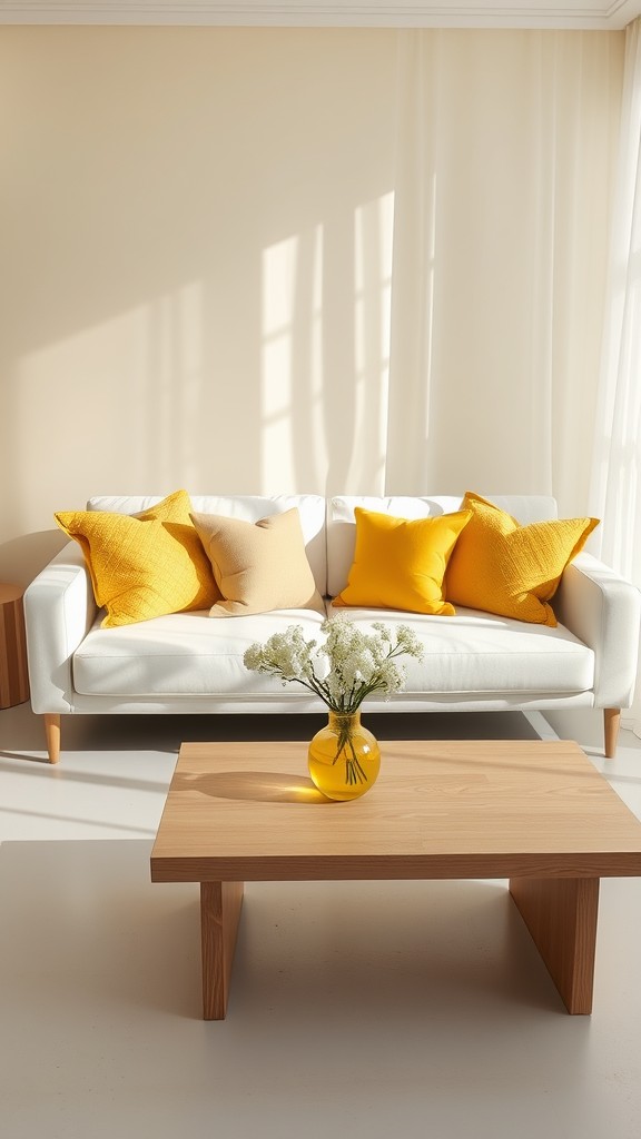 Yellow Decorative Pillows