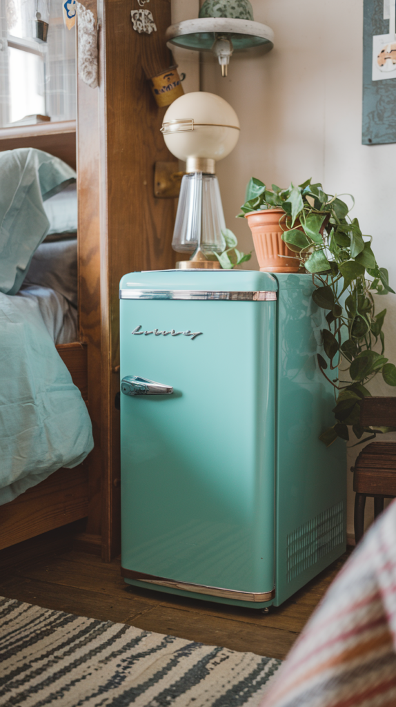 Mini Fridge with a Twist