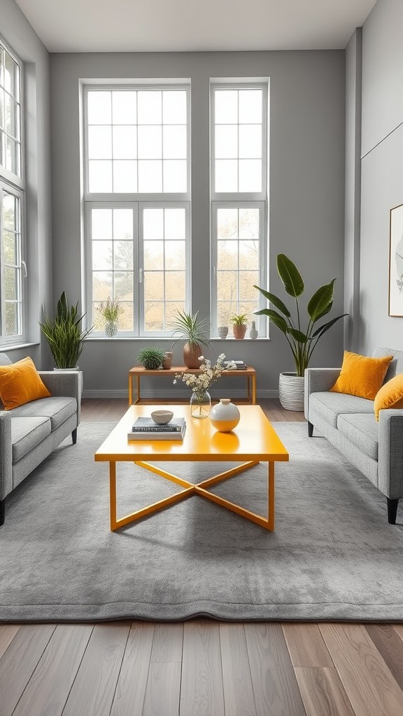 Add a Yellow Coffee Table