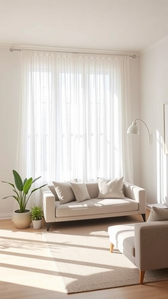 Adjustable Sheer Curtains