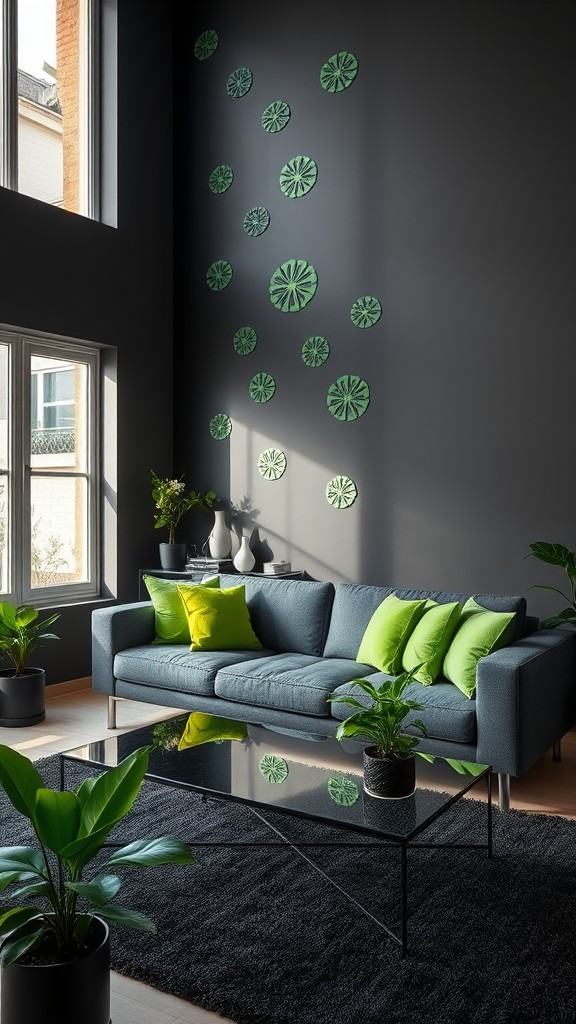 Black and Green Wall Decals