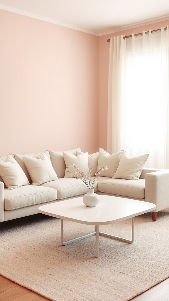 Blush Pink for Gentle Warmth