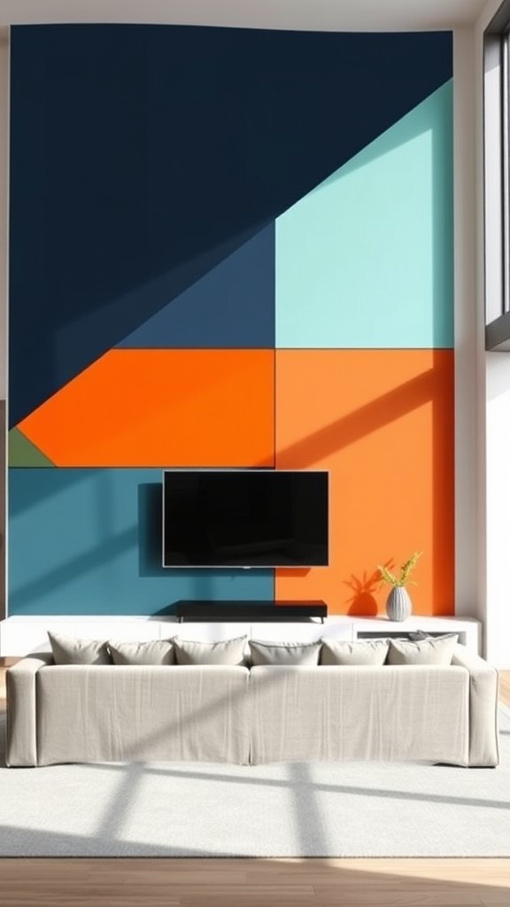 Bold Color Block Painting