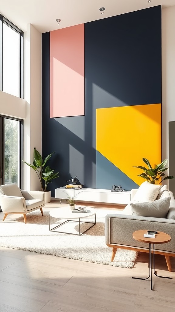 Bold Color Block Painting