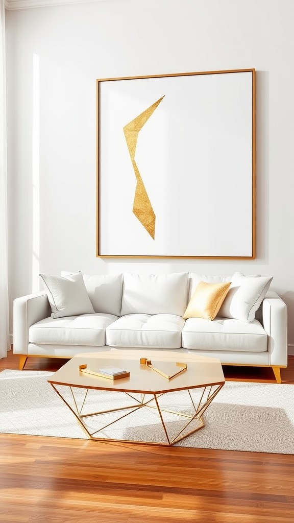 Bold Gold Art Pieces