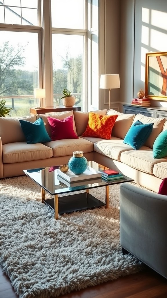 Colorful Throw Pillows