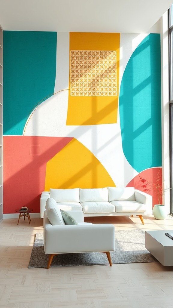 Colorful Wallpaper or Stencils