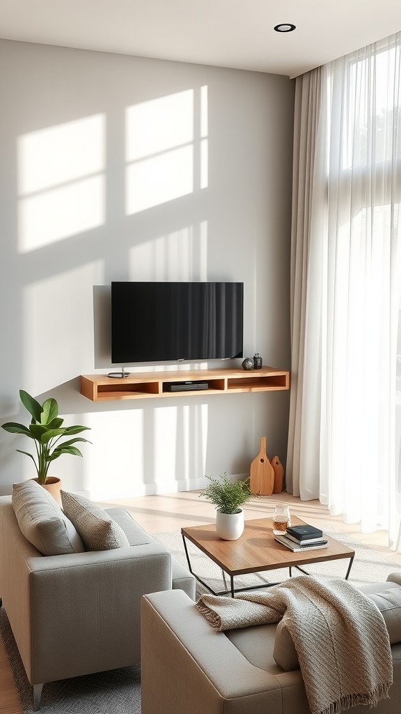 Consider a Floating TV Stand