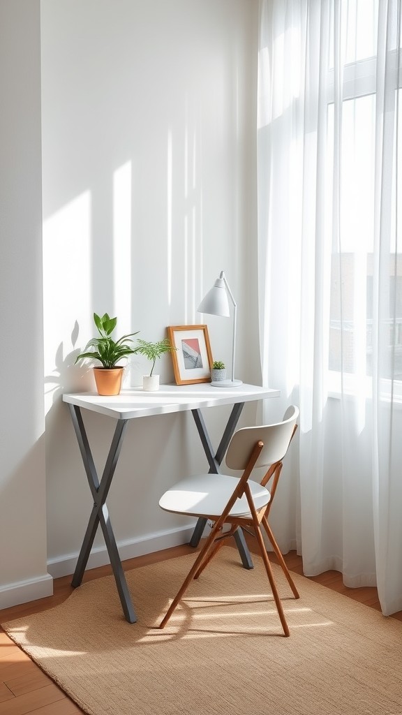 Create a Nook with a Folding Desk