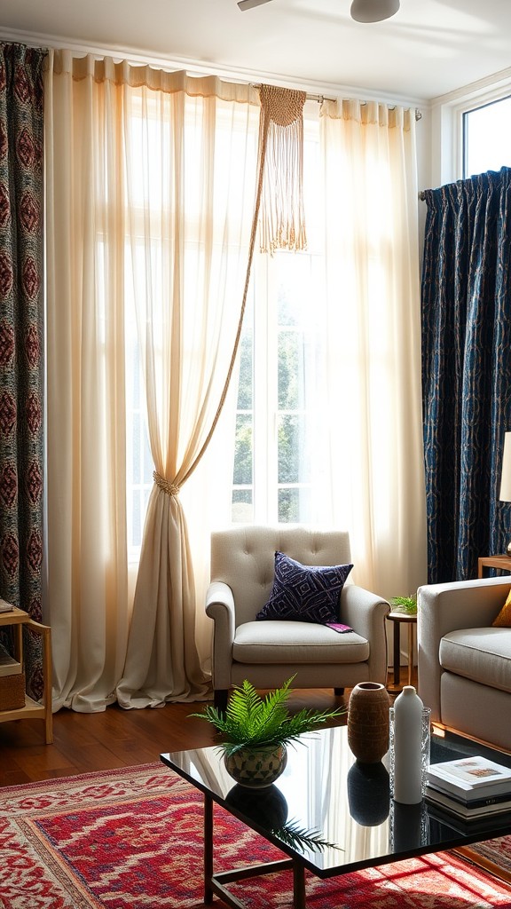 creative curtain ideas for your living room