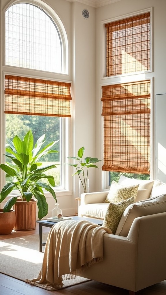 Eco-Friendly Bamboo Shades