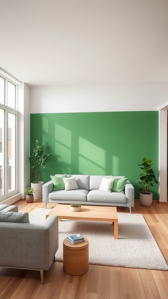 Feature a Green Accent Wall