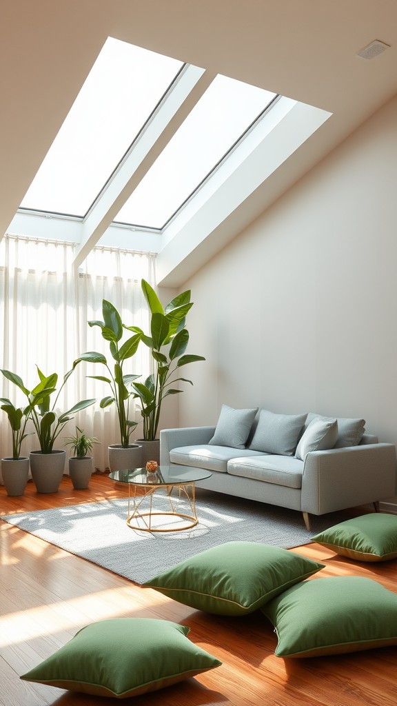 Fill the Space with Natural Light Through Skylights