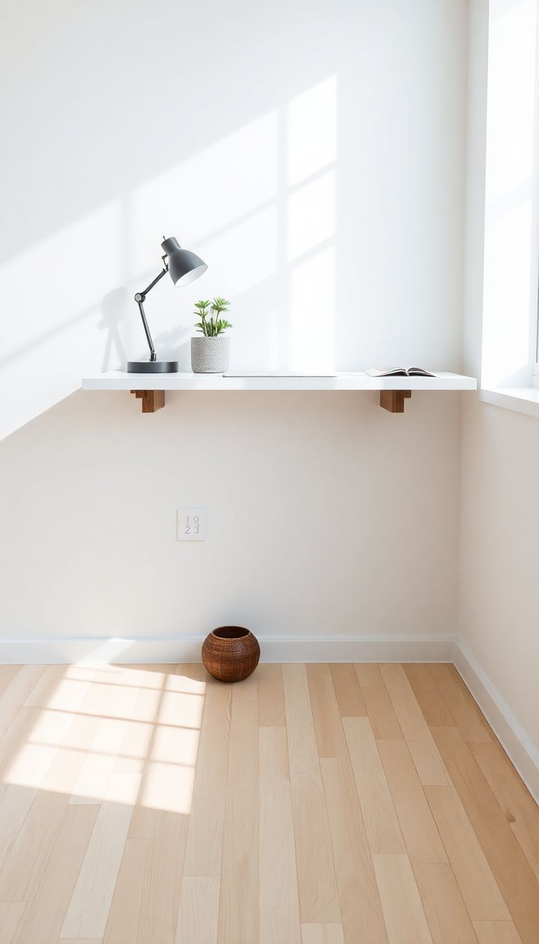 Floating Desks for Space-Saving