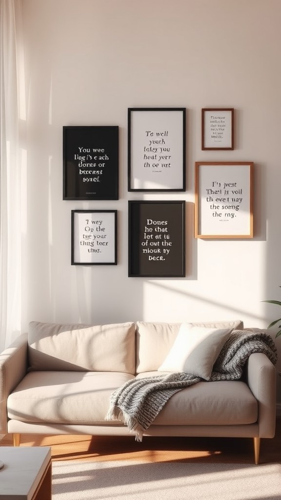 Framed Quotes or Typography