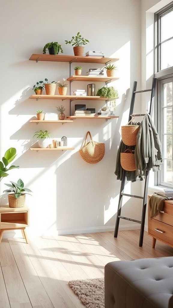 Hang Items Vertically for Storage