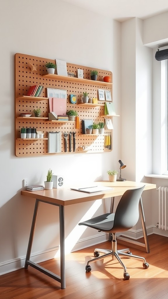 Implement Pegboards for Organization