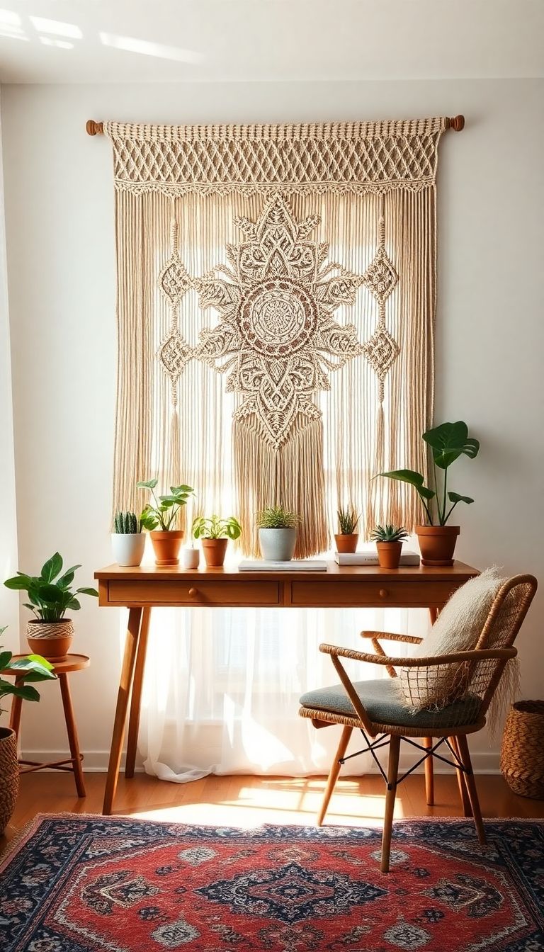 Incorporate Macrame Wall Hangings