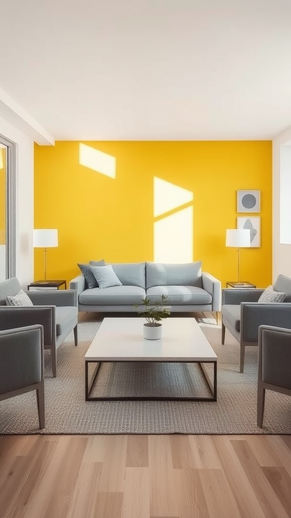 Incorporate Yellow Accent Walls