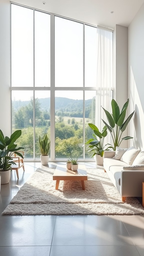 Large Windows for Natural Light