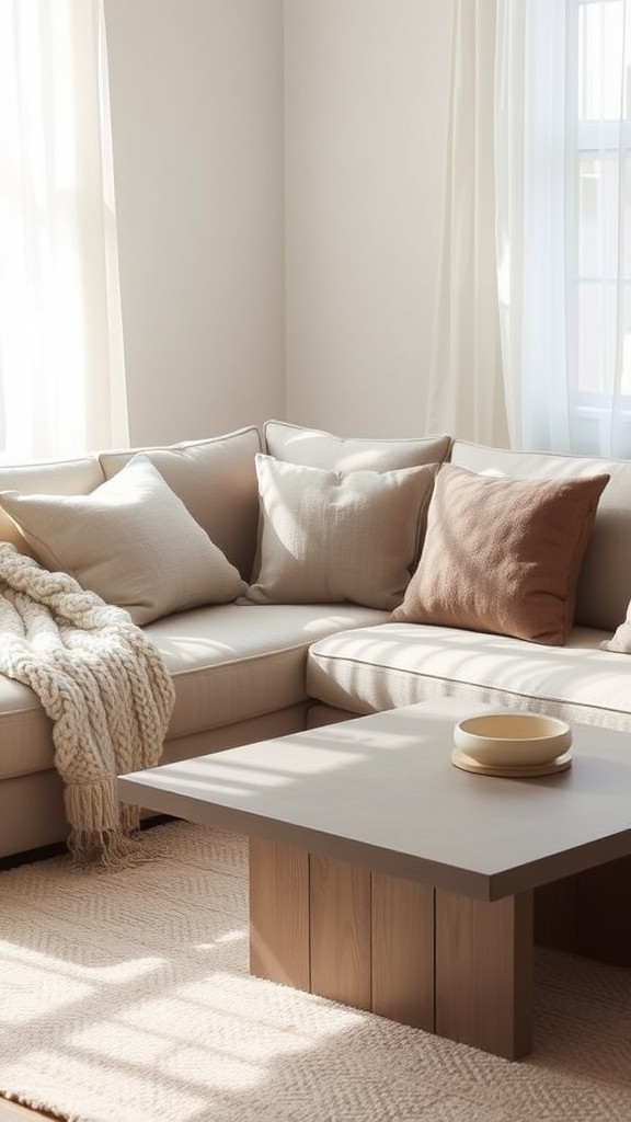 Layer Textures with Throws and Pillows