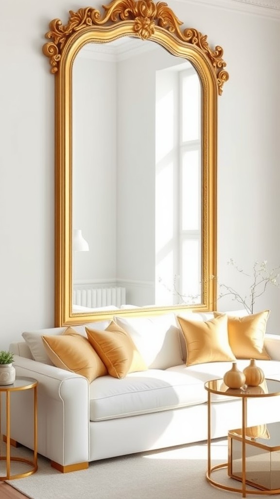 Luxe Gold Mirrors