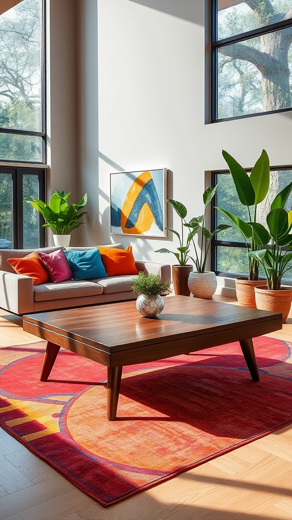 Mid-Century Modern Coffee Tables as Focal Points