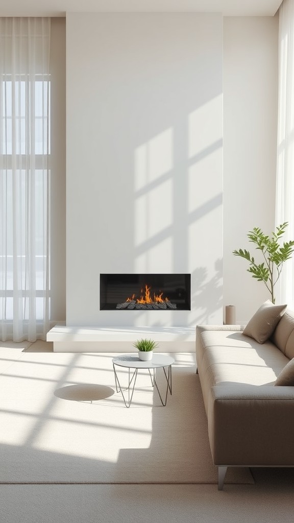 Minimalist Fireplaces