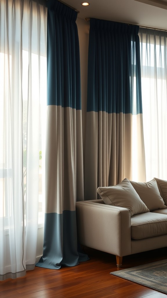 Ombre Effect Curtains