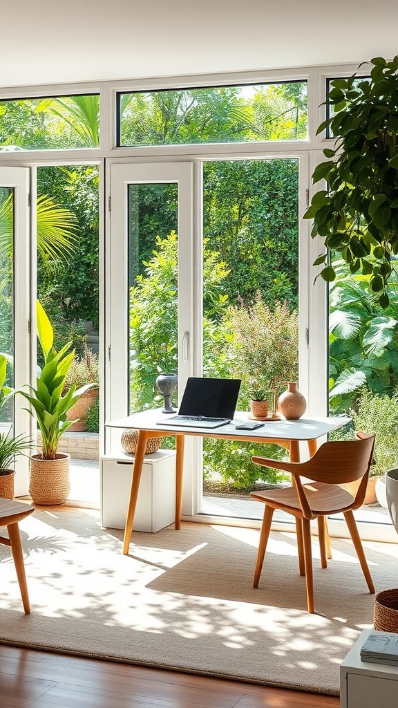 Outdoor-Inspired Workspace