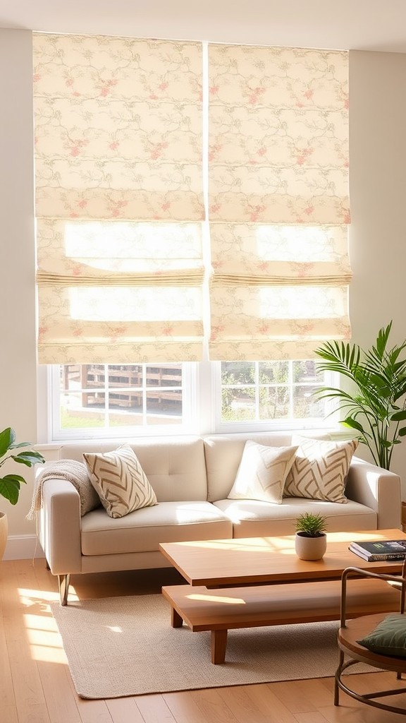 Patterned Roman Shades