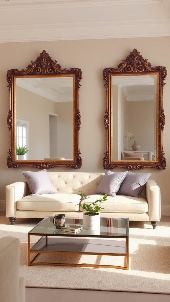 Purple Decorative Mirrors