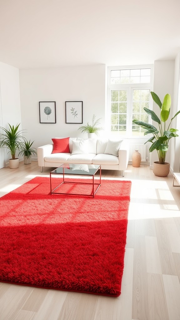 Red Area Rug