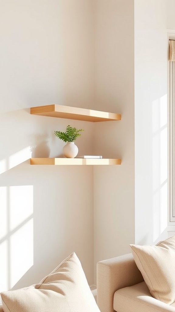 Simple Floating Shelves with Anchor Brackets