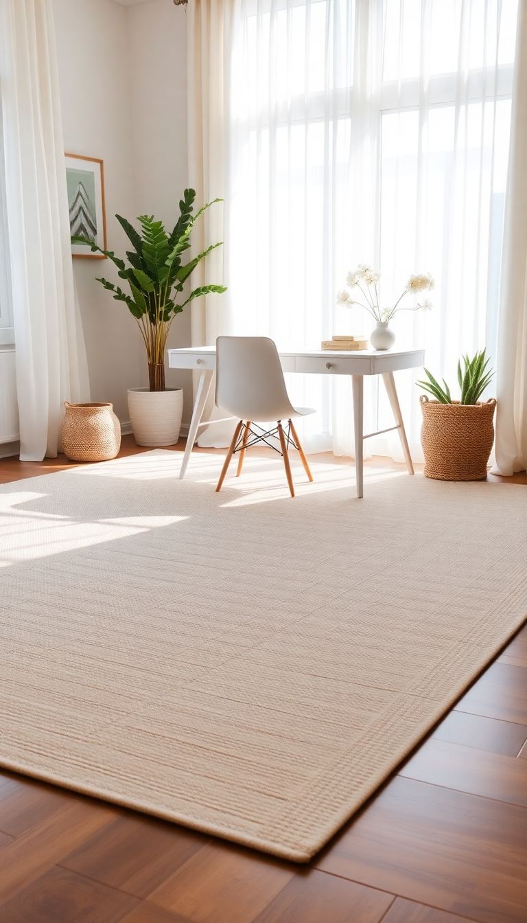 Soft, Light-Colored Rugs