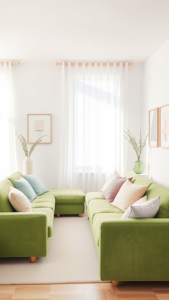 Soft Pastel Accents for a Gentle Touch