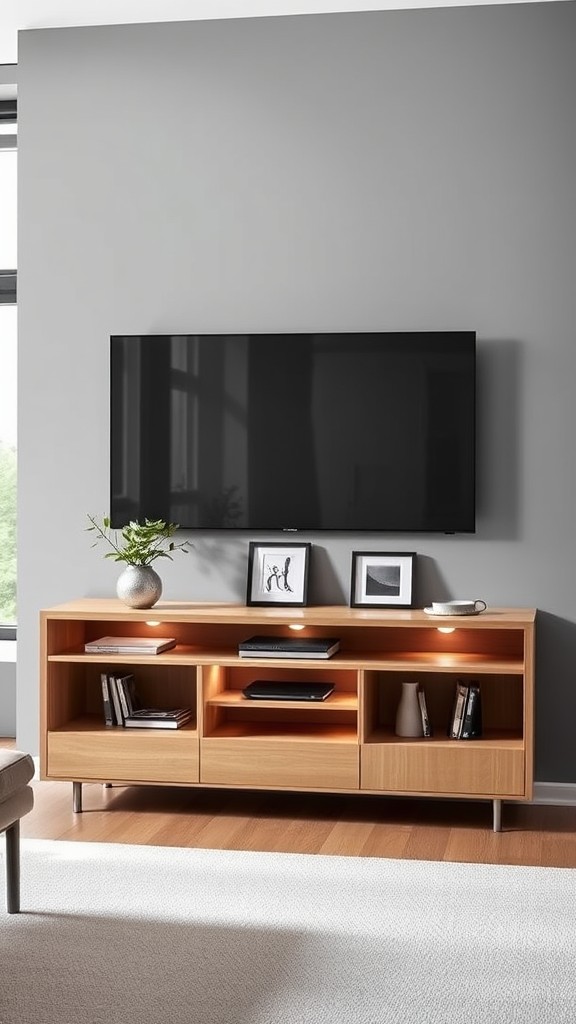 Stylish TV Stand with Storage